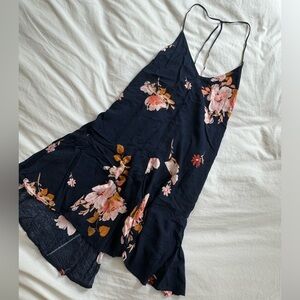Forever21 Navy Floral Dress